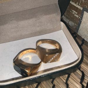 Two Men’s Gold Rings